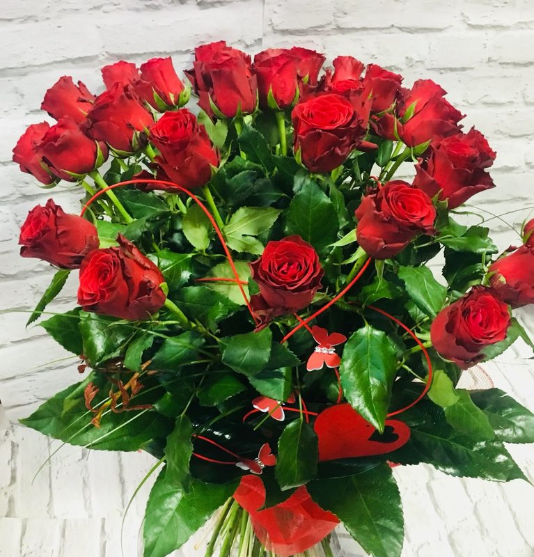Bukiet Czerwonych Róż